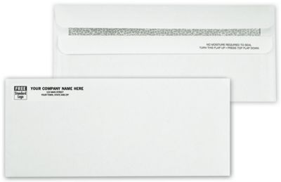 9 1/2 x 4 1/8 No. 10 Envelopes, Confidential Security Tint, Self Seal