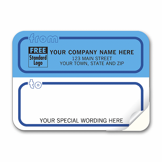 Mailing Labels, Padded, White & Blue - Office and Business Supplies Online - Ipayo.com