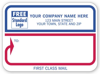 Padded Mailing Label,  First Class Mail