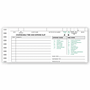 7 x 5 Chargeable Time/Expense Slip
