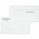 Save addressing time! Envelopes come printed with your return address, plus a handy window so you don't need to write destination addresses by hand. Time Saver! Self-seal saves time and makes mailing easier. Quality paper stock! White wove stock.