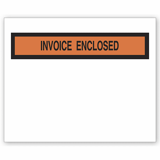 Invoice Envelope, Pressure Sensitive Backing, Clear - Office and Business Supplies Online - Ipayo.com