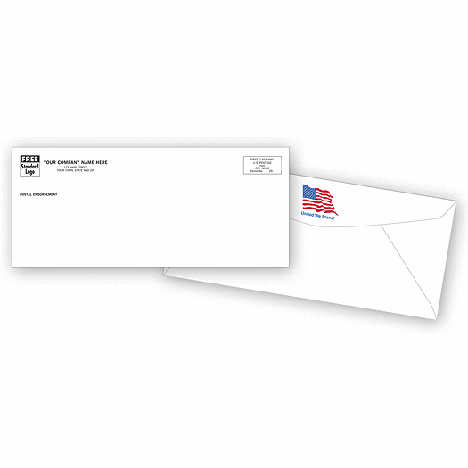 10 Envelope Flag Design 740FLG