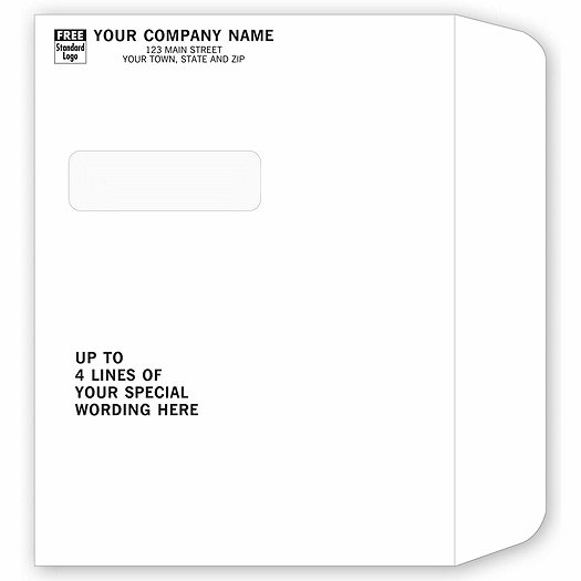 Booklet Envelope Single Window - Office and Business Supplies Online - Ipayo.com
