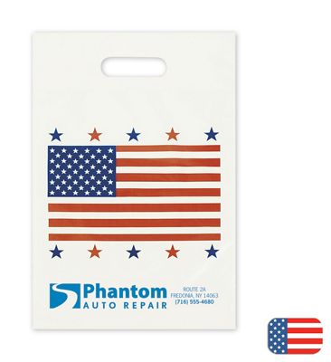 Small American Flag Take Home Bags