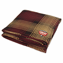 These handsome blankets in muted plaid go with any d?cor. Warm but not heavy, they're perfect for the den, TV room or even at the end of the bed on chilly nights. Ideal for a giveaway at home shows, outings or as a promotional gift.