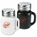 2 1/2 h x 2 w x 3 3/5 l Mason Jar Salt & Pepper Shaker Set