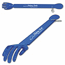  Classic combo back scratcher and shoe horn. Includes chain for hanging. Size: 15 W x 1 3/4 H