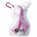 5-3/8 w x 9-7/8 h Breast Cancer Awareness Flexi-Bottle