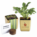  Share nature's magic and wonder;  no green thumb required. Everything you need to grow bright, cheerful marigolds. Kit includes: biodegradable planter, compressed soil wafer that expands when watered and seed packet.