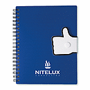 5-3/4 w x 7 h x 1/4 d Thumbs-Up Notebook