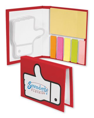 4-1/8 w x 3-1/8 h x 1/2 d Thumbs-Up Sticky Book
