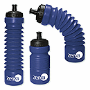 12-1/2  tall expanded; 3  bottom dia. Accordion Water Bottle