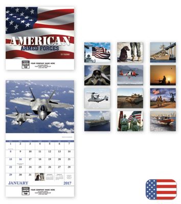 2017 Armed Forces Wall Calendar