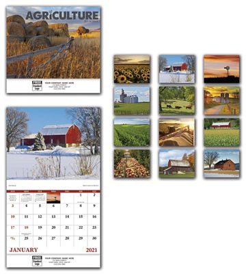 11 w x 19 h 2017 Agriculture Wall Calendar