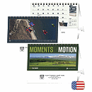 7-1/2 w x 6-1/2 h 2017 Moments In Motion (Pixaction) Desk Calendar