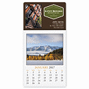 3 w x 4 h 2017 Full-color Scenic – Stick-up Calendar