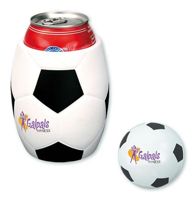 2-1/2  dia. stress rlvr; 3 w x 4-1/2 h can hldr Soccer Ball in Can Holder Combo