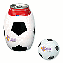 Soccer Ball in Can Holder Combo