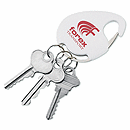 1-13/16 w x 2-9/16 h Key Holder with Clip