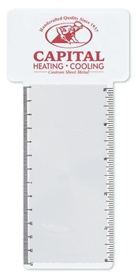 3-5/8 w x 7-3/8 h Business Card/Magnifier/Ruler/Bookmark
