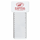 3-5/8 w x 7-3/8 h Business Card/Magnifier/Ruler/Bookmark