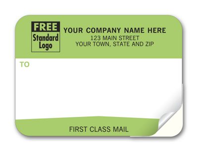 3 7/8 x 2 7/8 Padded Mailing Label,  First Class Mail