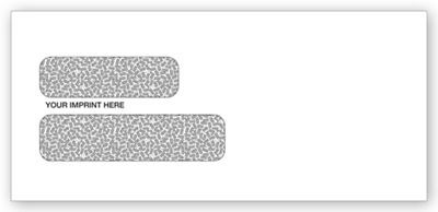 Double Window Envelopes - 9 x 4 1/8 Confidential Envelope - Office and Business Supplies Online - Ipayo.com