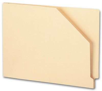 End Tab Diagonal Cut File Pocket, Manila 11 pt, 1  expansion - Office and Business Supplies Online - Ipayo.com