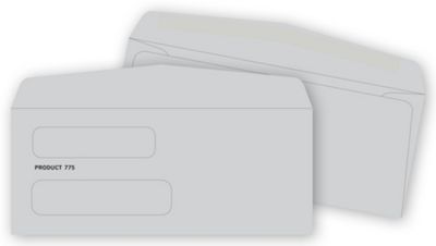 8 5/8 x 3 5/8 Double Window Envelope