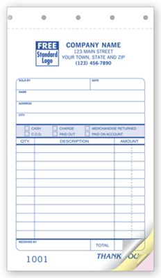 Classic Small Sales Slips - Office and Business Supplies Online - Ipayo.com