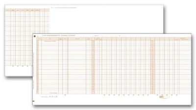 24 1/2 X 11 Legal General Accounting Journal