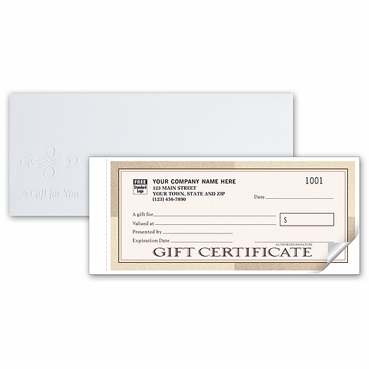 Santa Fe Gift Certificates - Individual Carbonless Sets - Office and Business Supplies Online - Ipayo.com