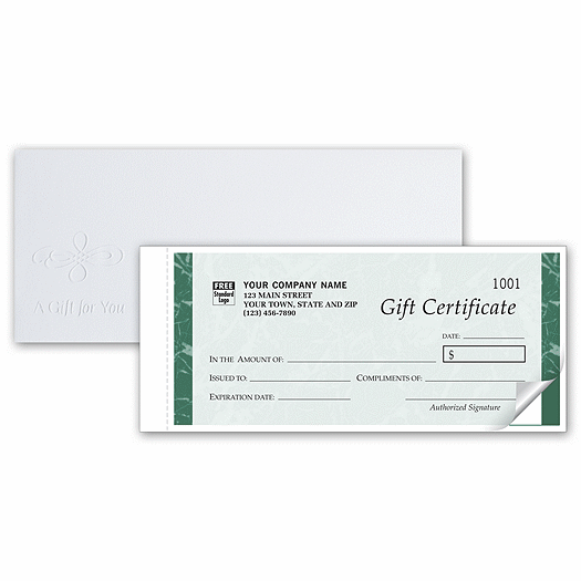 Embassy Gift Certificates - Carbonless Snapsets - Office and Business Supplies Online - Ipayo.com