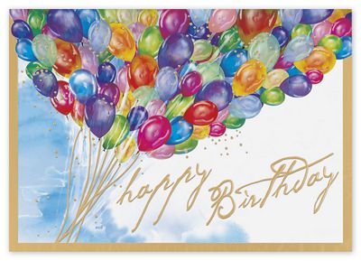 Burst of Color Birthday Cards