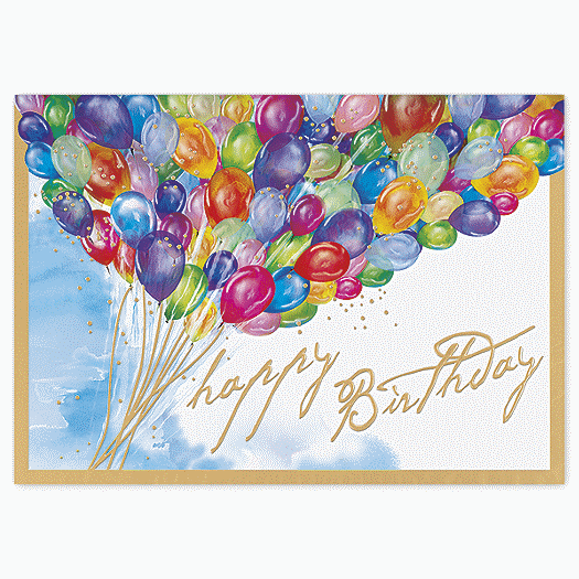Burst of Color Birthday Cards