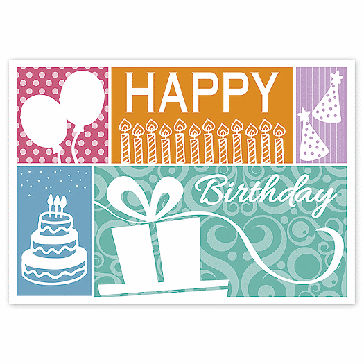 Lively Celebration Birthday Cards