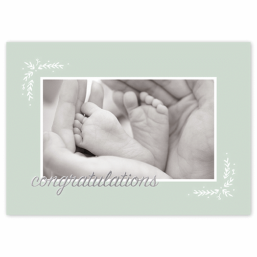 Tiny Toes Congratulations Cards