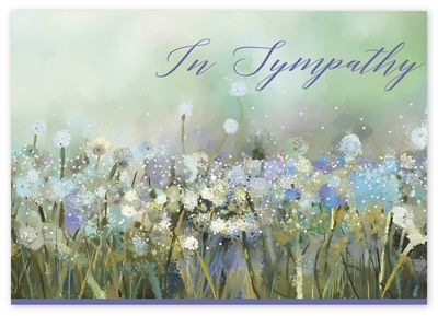 Natures Bouquet Sympathy Cards