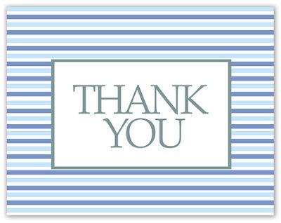 Salute You Thank You Note Cards