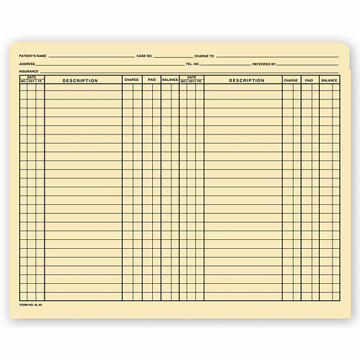 Top Tab File Pockets, Manila, 11 pt, Pre Printed 2 Column - Office and Business Supplies Online - Ipayo.com