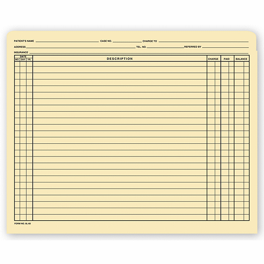 Top Tab File Pockets, Manila, 11 pt, Pre Printed 1 Column - Office and Business Supplies Online - Ipayo.com