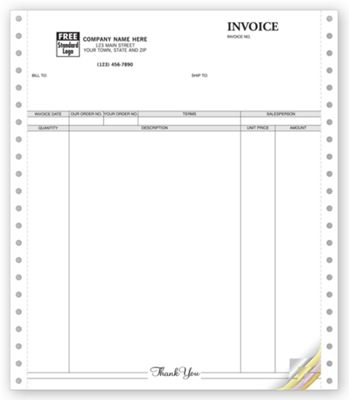 Invoices, Continuous, Classic