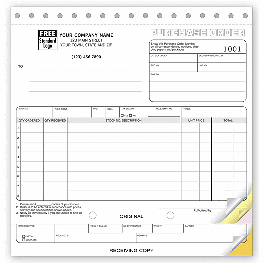 Classic Purchase Orders with Receiving Report - Office and Business Supplies Online - Ipayo.com