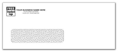 8 5/8 X 3 5/8 Single Window Envelope 8 5/8 x 3 5/8