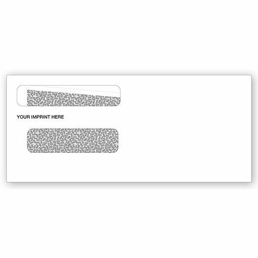 Double Window Envelope 8 5/8 x 3 5/8 - Office and Business Supplies Online - Ipayo.com