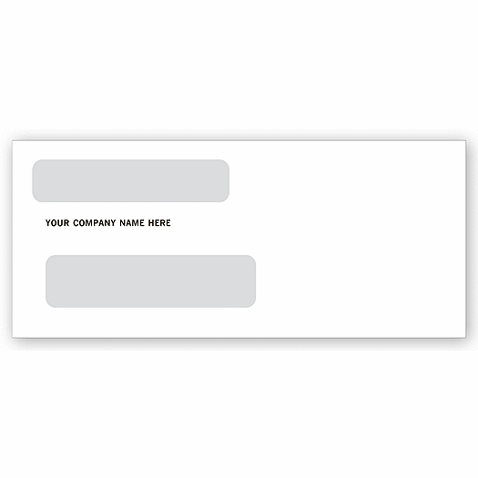 Double Window Envelopes - 8 5/8 X 3 3/4 Confidential Envelop - Office and Business Supplies Online - Ipayo.com