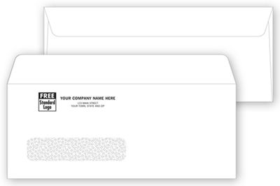 8 3/4 X 3 5/8 Single Window Confidential Envelope
