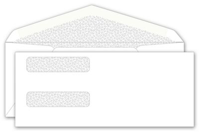 8 5/8 x 3 5/8 Double Window Envelope