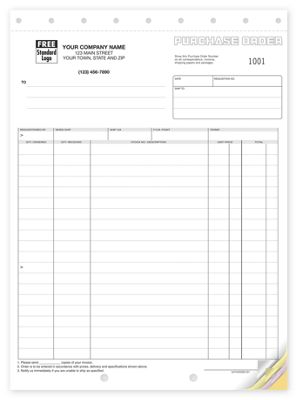 Purchase Orders, Classic Design, Large Format